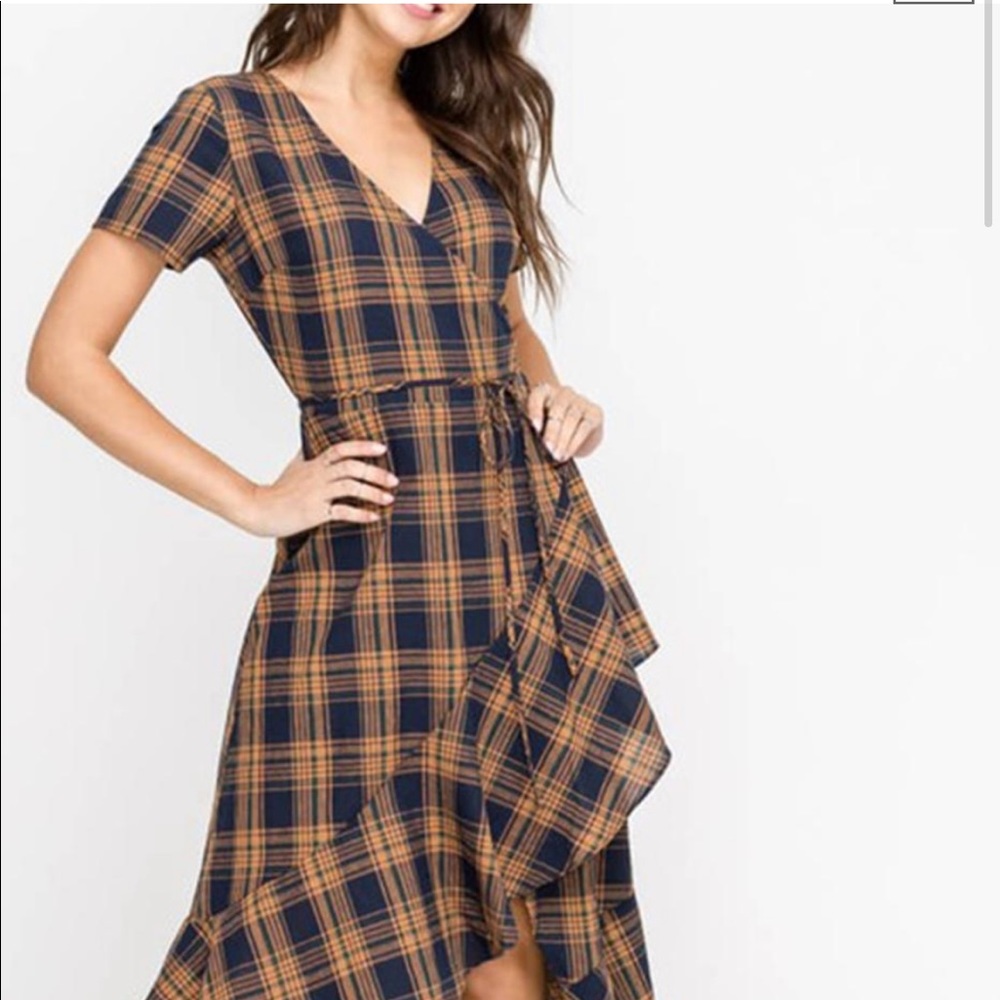 Lush plaid dress